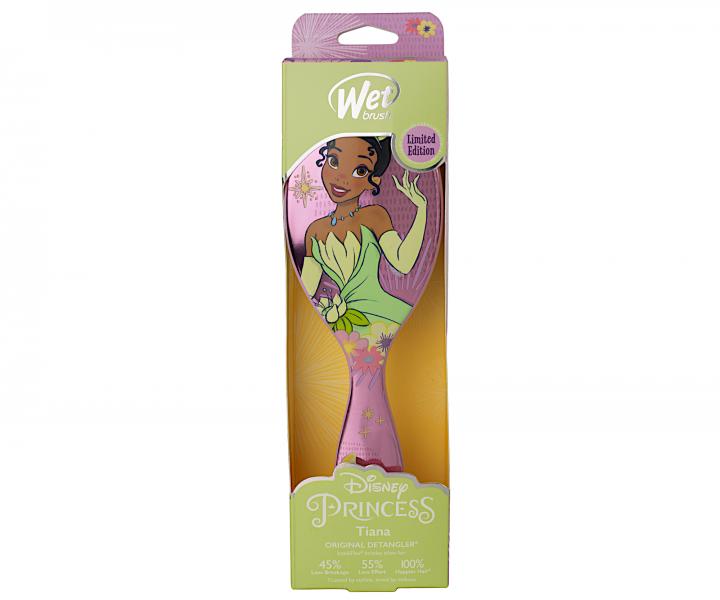 Szczotka do rozczesywania wosw Wet Brush Original Detangler Disney Princess Tiana - jasnorowa