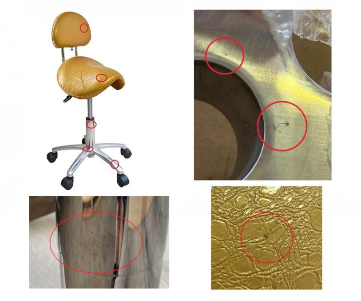 Taboret na kkach z oparciem Detail T2 - zoty (30)