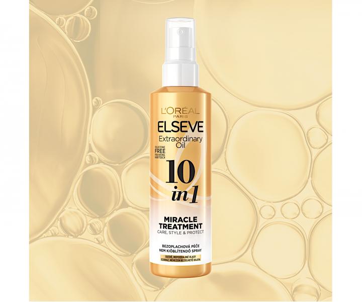 Olejek w sprayu do wosw suchych bez spukiwania Loral Elseve Extraordinary Oil 10 in 1 - 150 ml