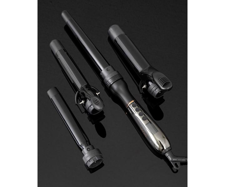 Profesjonalna wielofunkcyjna lokwka do wosw Varis Curling Iron System - czarna