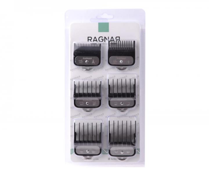 Nasadki do maszynki z metalowym zaczepem Ragnar Barber Line 06985 - 6 szt