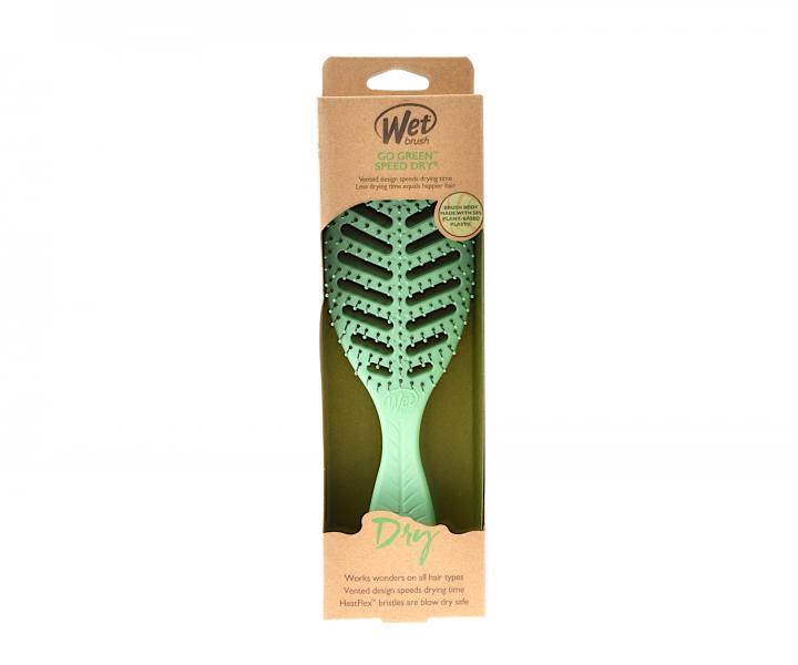 Szczotka do rozczesywania wosw z materiau organicznego Wet Brush Speed Dry Go Green