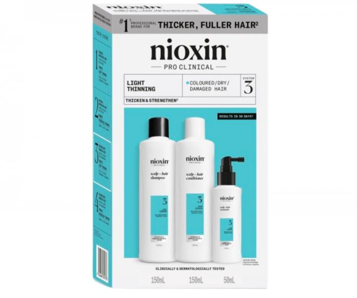 Zestaw do lekko przerzedzonych wosw farbowanych Nioxin System 3 Trial Kit No.3