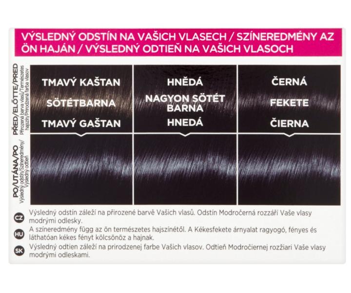 Farba do wosw bez amoniaku Loral Casting Crme Gloss - 210 niebiesko-czarna