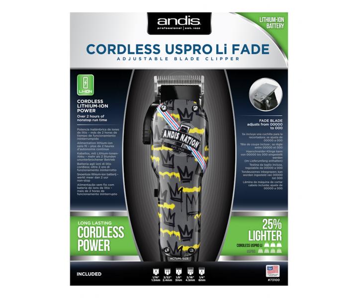 Profesjonalna maszynka do wosw Andis Cordless USPro Li Fade 73100