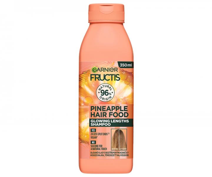 Szampon rozwietlajcy do wosw dugich Garnier Fructis Shampoo Pineapple Hair Food - 350 ml