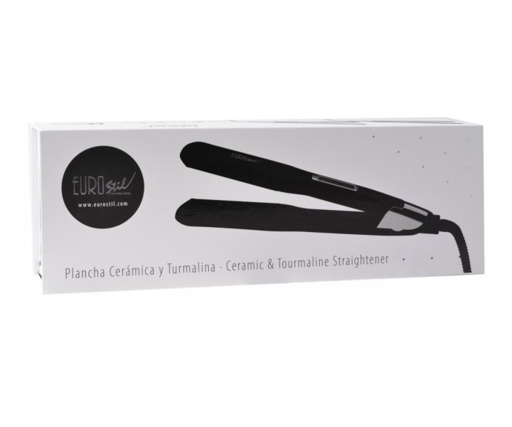 Profesjonalna prostownica do wosw Eurostil Profesional Ceramic Tourmaline Straightener - czarna