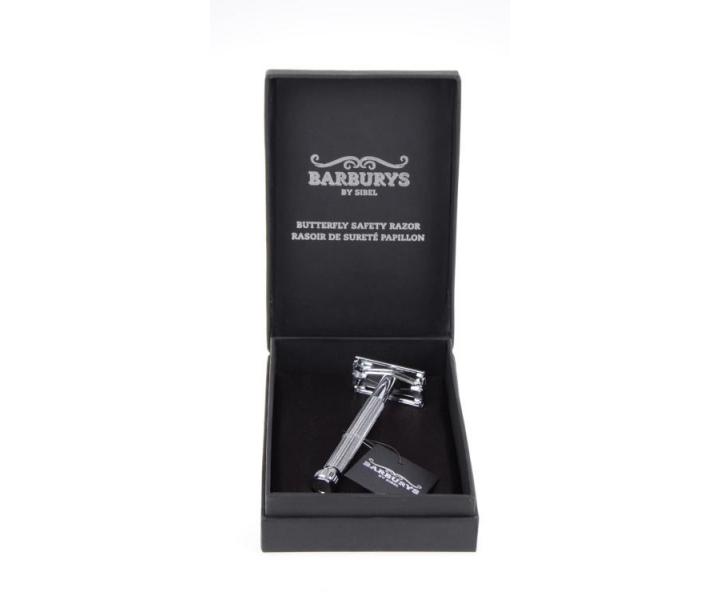 Maszynka do golenia na yletki Sibel Barburys Butterfly Safety Razor - Satin