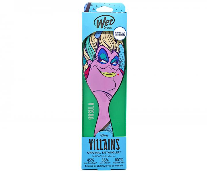 Szczotka do rozczesywania wosw Wet Brush Original Detangler Disney Villains Ursula - niebieska