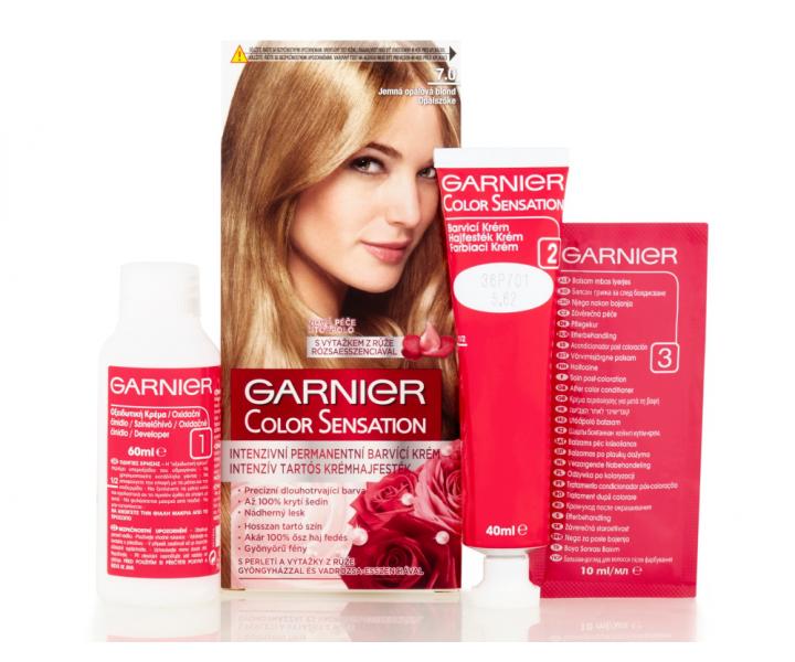 Farba do trwaej koloryzacji Garnier Color Sensation 7.0 delikatny opalizujcy blond