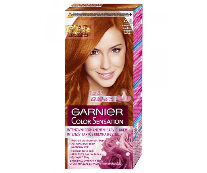 Farba do trwaej koloryzacji Garnier Color Sensation 7.40 intensywny miedziany