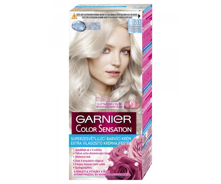 Farba do trwaej koloryzacji Garnier Color Sensation S11 olniewajcy srebrny