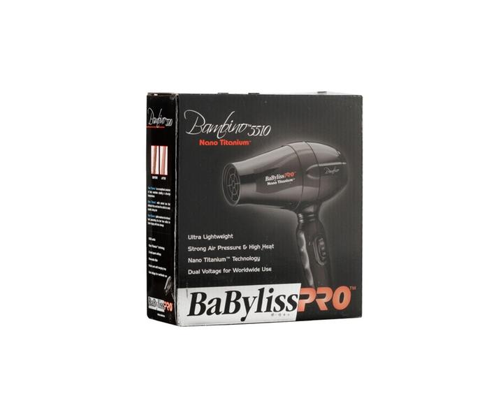 Suszarka do wosw podrna BaByliss Pro Bambino - 1200 W - czarna