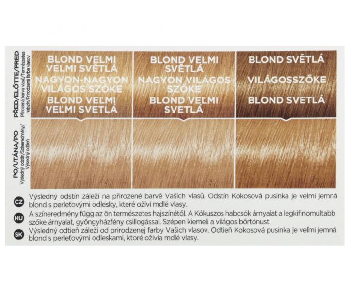 Farba do wosw bez amoniaku Loral Casting Crme Gloss - 1021 jasny perowy blond