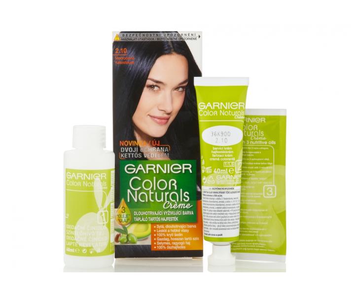 Farba do trwaej koloryzacji Garnier Color Naturals 2.10 niebiesko-czarna