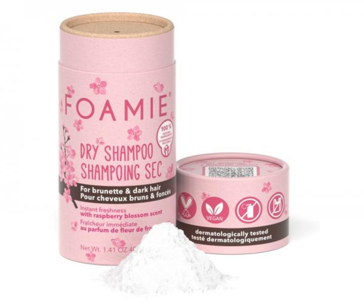 Suchy szampon do wosw brzowych Foamie Berry Brunette Dry Shampoo - 40 g