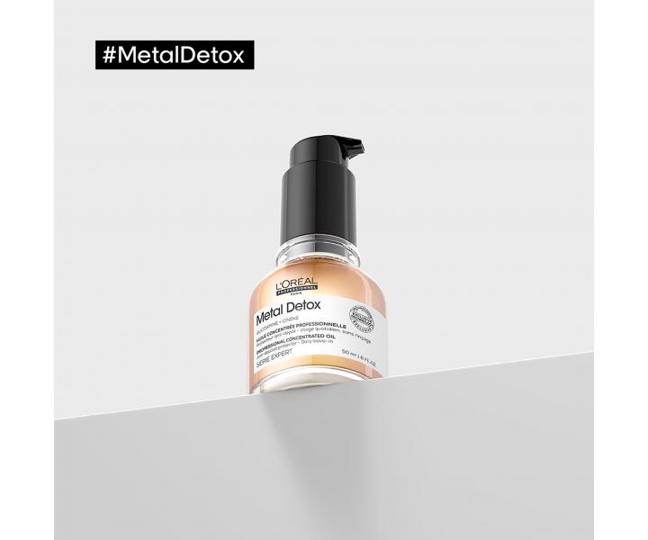 Olejek do wosw farbowanych i zniszczonych Loral Professionnel Serie Expert Metal Detox - 50 ml