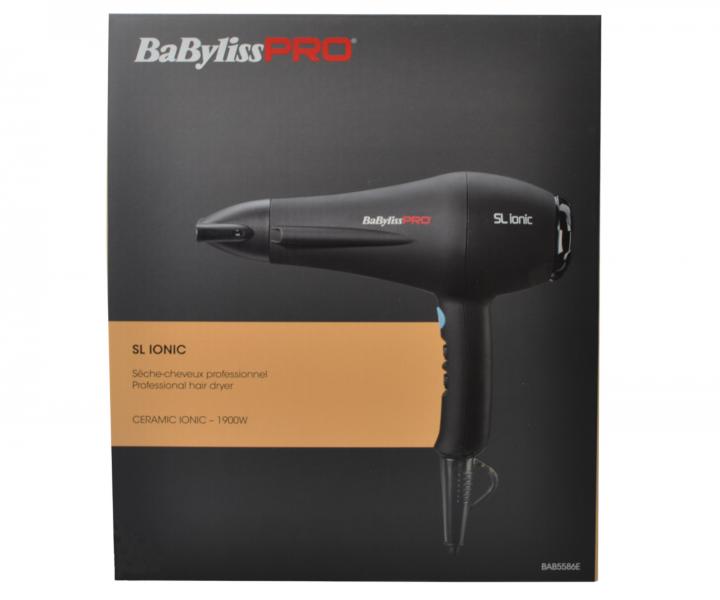 Suszarka do wosw BaByliss SL Ionic Soft Touch - 1900 W - czarna matowa