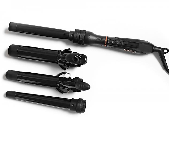 Profesjonalna wielofunkcyjna lokwka do wosw Varis Curling Iron System - czarna