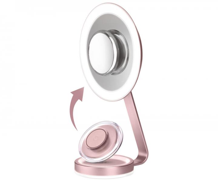 Lusterko elektryczne z LED podwietleniem BaByliss LED Beauty Mirror 9450E - powikszajce 10 x