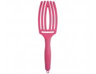 Szczotka Olivia Garden Fingerbrush Combo Medium - rowa