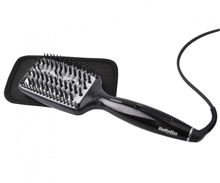 Szczotka elektryczna do wosw Babyliss Smoothing Heated Brush - czarna