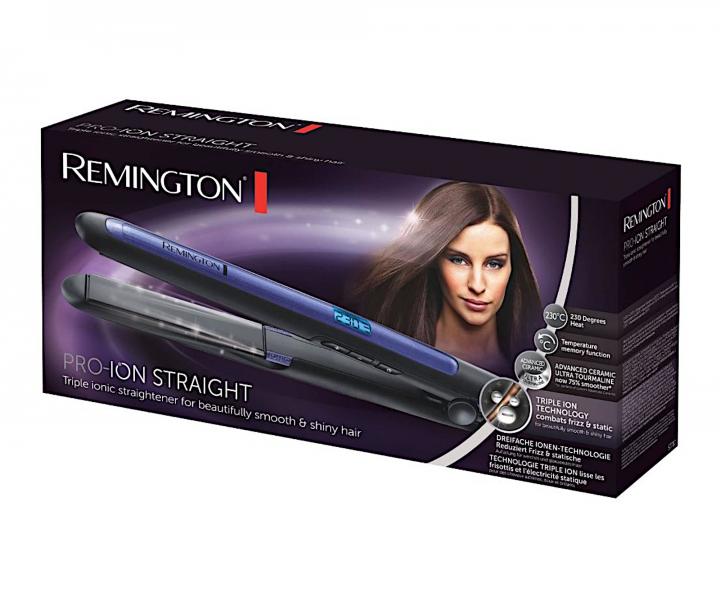 Prostownica do wosw Remington Pro-Ion Straight S7710 - czarno-fioletowa