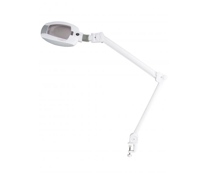 LED lampa kosmetyczna z lup 3 dioptrie SilverFox 1005T - uchwyt do blatu