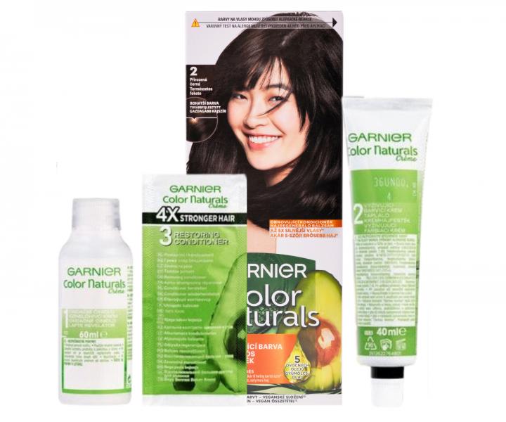 Farba do trwaej koloryzacji Garnier Color Naturals 2.0 naturalna czer