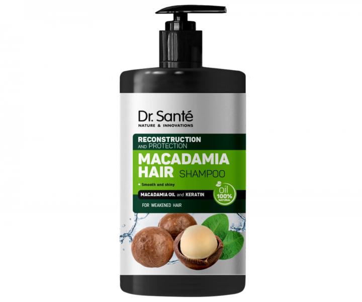 Szampon odbudowujcy do wosw osabionych Dr. Sant Macadamia - 1000 ml