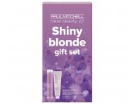 Zestaw upominkowy neutralizujcy te tony Paul Mitchell Clean Beauty Shiny Blonde Gift Set