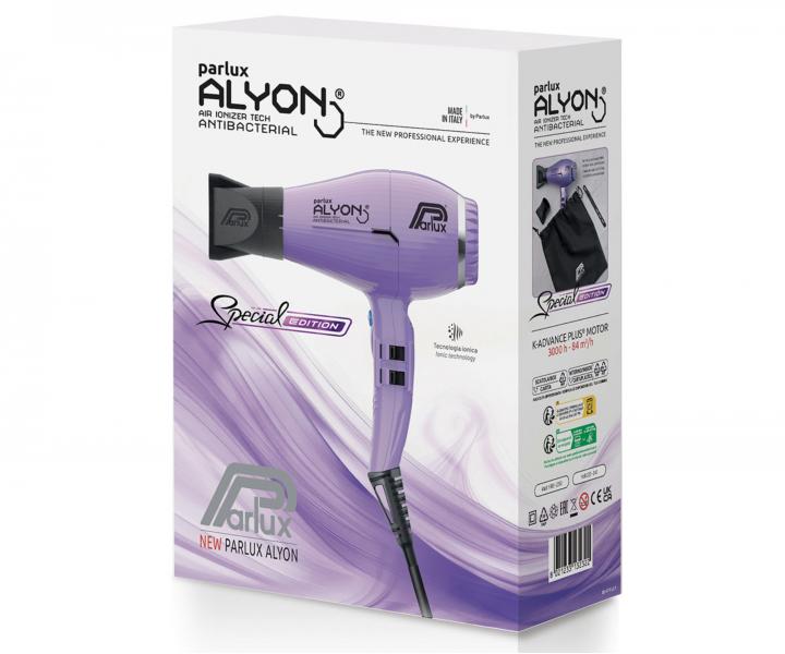 Profesjonalna suszarka do wosw Parlux Alyon Air Ionic Tech - 2250 W - fioletowa