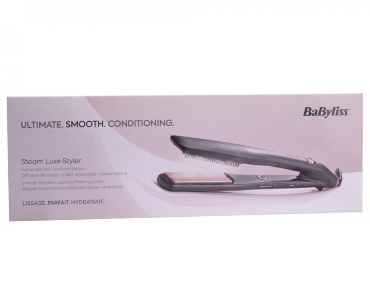 Prostownica parowa do wosw BaByliss Steam Luxe Styler ST596E - czarna