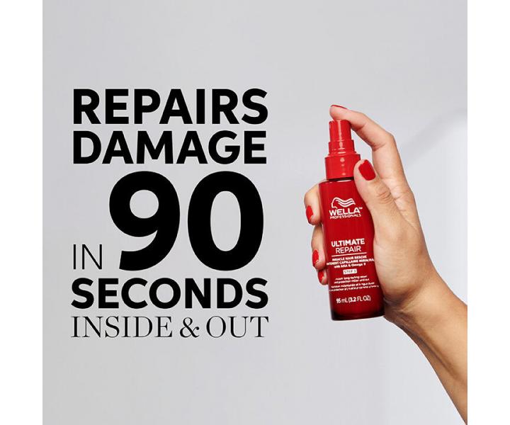 Kuracja do wosw zniszczonych bez spukiwania Wella Professionals Ultimate Repair - 95 ml