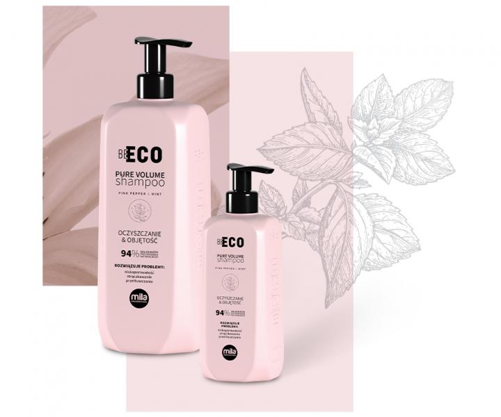 Szampon do wosw oczyszczanie i objto Be Eco Pure Volume Mila - 250 ml