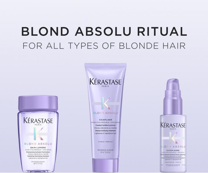 Podrny zestaw upominkowy do wosw blond Krastase Blond Absolu Essentials Set For Blonde Hair