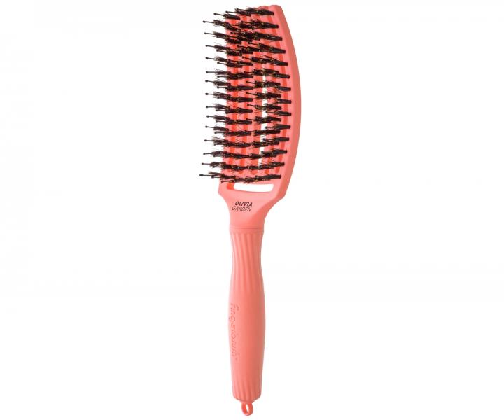 Szczotka Olivia Garden Fingerbrush Combo Medium Radiant Peach - jasna brzoskwinia