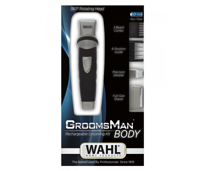 Trymer do caego ciaa z akcesoriami WAHL GroomsMan Body 9953-1016