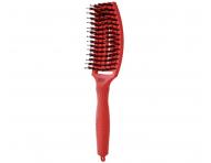 Szczotka Olivia Garden Fingerbrush Combo Medium Red Confidence - jasnoczerwona