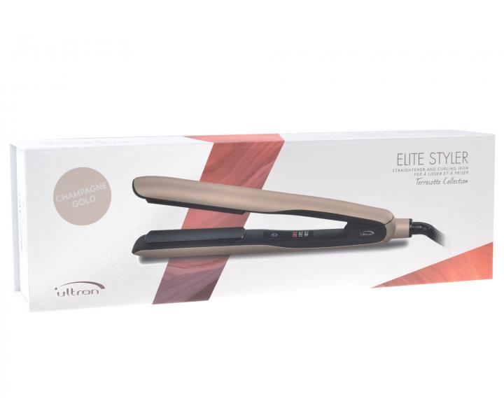 Prostownica do wosw Ultron Elite Styler Terracotta Collection - champagne gold