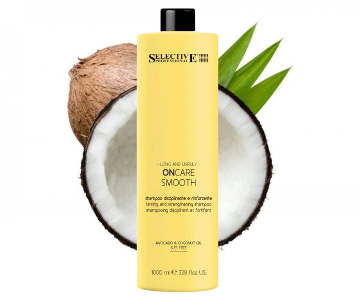 Szampon wygadzajcy do wosw niesfornych Selective Professional OnCare Smooth Shampoo - 1000 ml