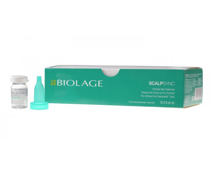 Kuracja przeciw wypadaniu wosw Biolage ScalpSync - 10 x 6 ml