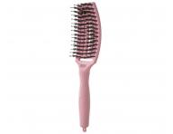 Szczotka Olivia Garden Fingerbrush Combo Medium ThinkPink Soft Pink - jasnorowa