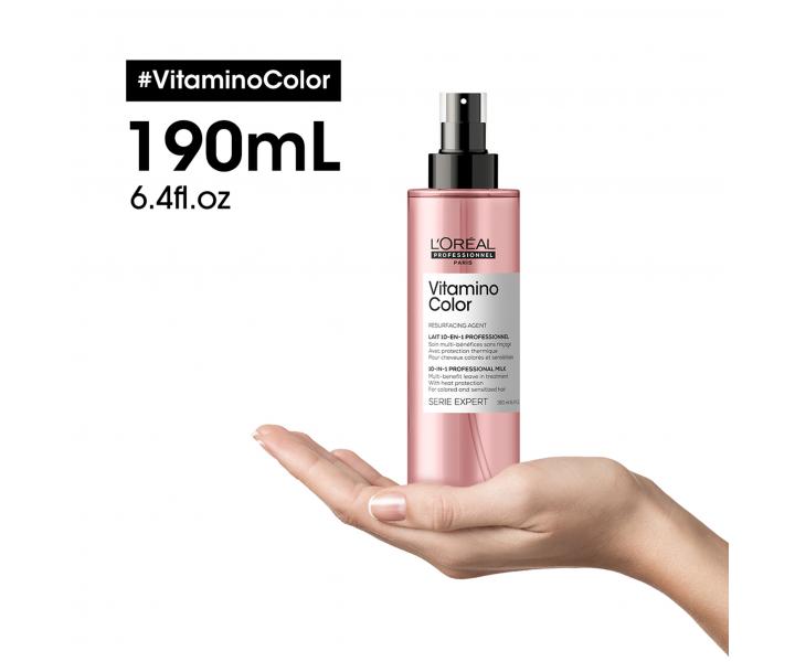 Spray do wosw farbowanych 10 w 1 Loral Professionnel Serie Expert Vitamino Color - 190 ml