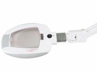 LED lampa kosmetyczna z lup 3 dioptrie SilverFox 1005T - uchwyt do blatu