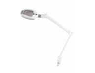 LED lampa kosmetyczna z lup 3 dioptrie SilverFox 1005T - uchwyt do blatu