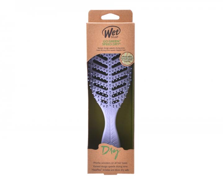 Szczotka do rozczesywania wosw z materiau organicznego Wet Brush Speed Dry Go Green