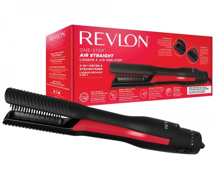 Prostownica i suszarka do wosw Revlon One-Step Air Straight RVDR5330E - czarna