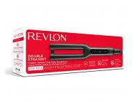 Prostownica do wosw z podwjnymi pytkami ceramicznymi Revlon Double Straight RVST2204E - czarna